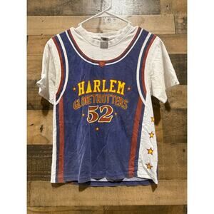 Vintage Harlem Globetrotters Boys’ Large Basketball Tee – 52 Stars-NBA